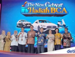 BCA Bagikan Mercedes Benz-Vespa Hingga Nasabah Setia Ke The New Gebyar Hadiah