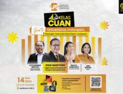 Kelas Cuan Siap Bocorkan Tips Ide Keuangan Sebagai Masa Didepan Cerah