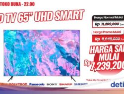 TV LED 50-65 Inch Di Transmart Diskon Gede, Bisa Hemat Rp 3,9 Jutaan