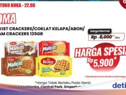 Belanja Ke Transmart Full Day Sale Murah Meriah, Biskuit Cuma Rp 5 Ribuan