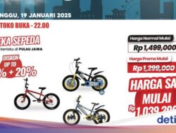 Beli Sepeda Rp 1 Juta Cuma Di Transmart Full Day Sale