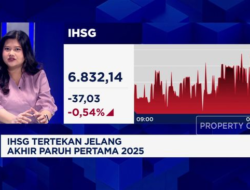 IHSG Tertekan Jelang Akhir Paruh Pertama 2025