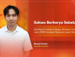 Kisah Rumavin Dari Sebab Itu Usaha Mikro Kecil Andalan Restoran Lewat Shopee