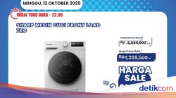 Mesin Cuci Front Load 7 Kg Bisa Diskon Rp 1,7 Juta Di Transmart Full Day Sale