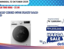 Mesin Cuci Front Load 7 Kg Bisa Diskon Rp 1,7 Juta Di Transmart Full Day Sale