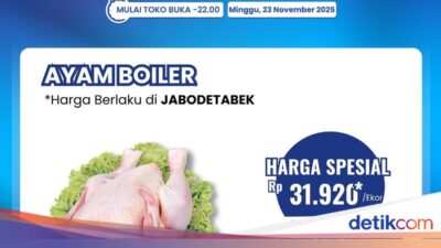 Obral Ayam Broiler Murah, Cuma Hingga Transmart Full Day Sale