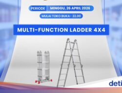 Tangga Multifungsi Banting Harga Di Transmart Full Day Sale, Karena Itu Segini