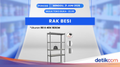 Transmart Full Day Sale, Rak Besi Banting Harga Ke Bawah Rp 1 Juta