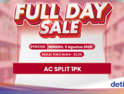 Beli AC Split 1PK Ke Transmart Full Day Sale Dapat Diskon Hingga Rp 1,7 Juta!