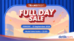 Jangan Lupa Serbu Transmart Full Day Sale! Gebyar Diskon 50% + 20%