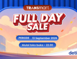 Jangan Lupa Serbu Transmart Full Day Sale! Gebyar Diskon 50% + 20%